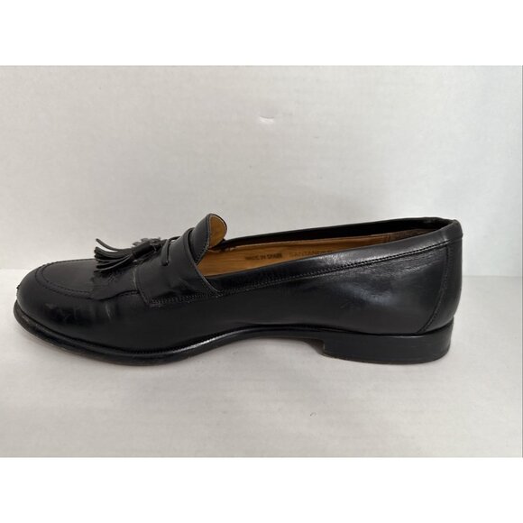 Mezlan Mens Shoes 8.5 M‎ Black Leather Kiltie Tassel Santander Loafers Spain main image 7